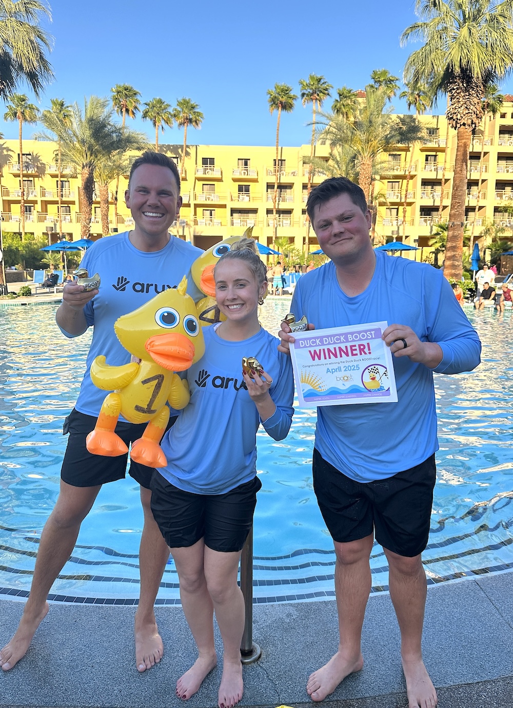 2025 Duck Duck BOOST winners arux