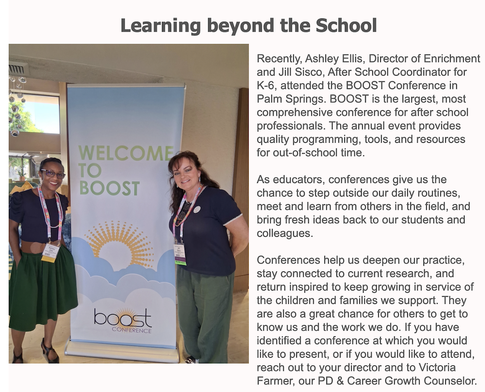 Atlanta Speech School Staff Email Recap