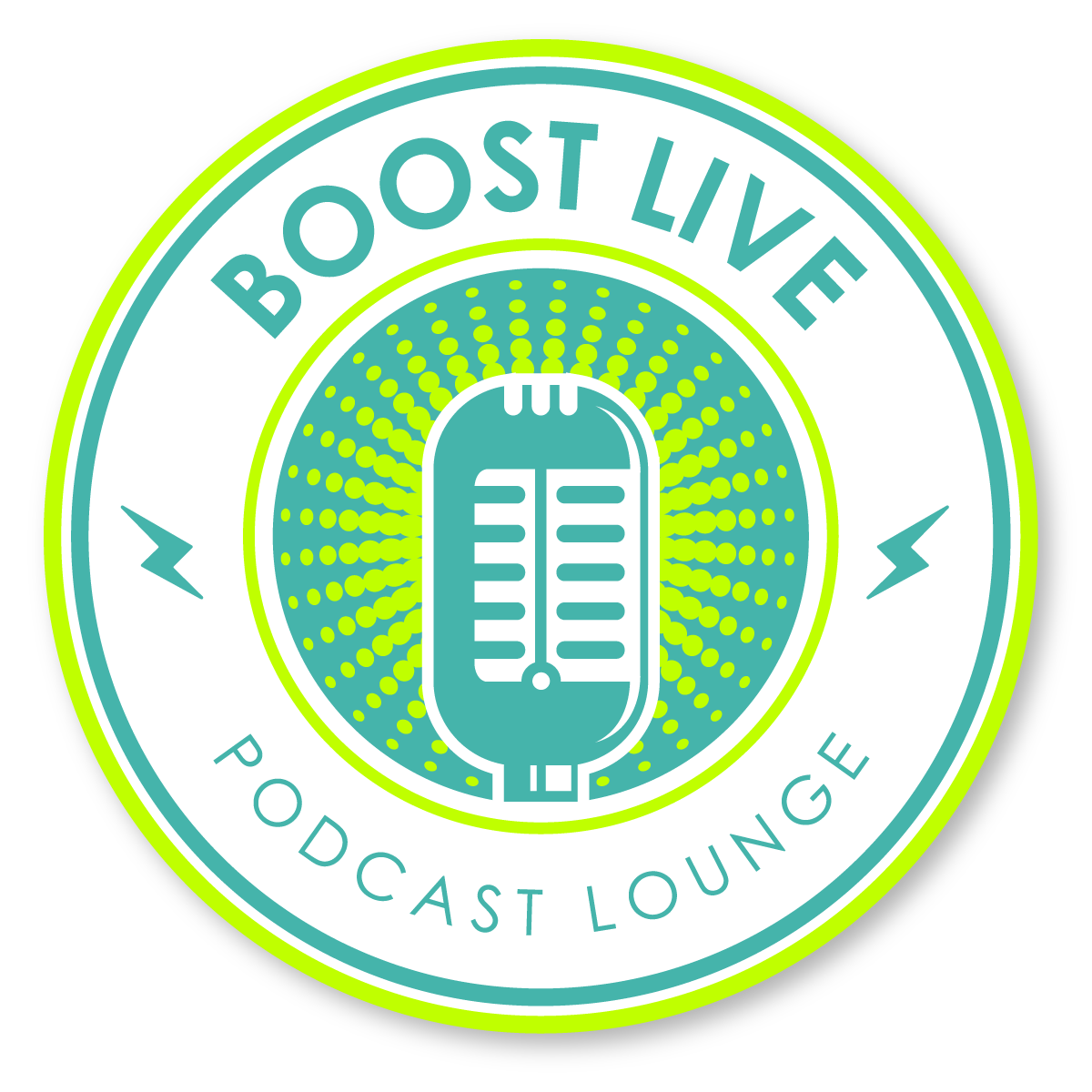 BOOST Live Podcast Lounge logo